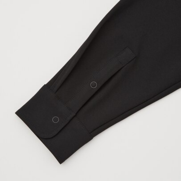 π€ Uniqlo x Theory Stretch Shirt Jacket | Size L | Black π€ - Picture 4 of 9